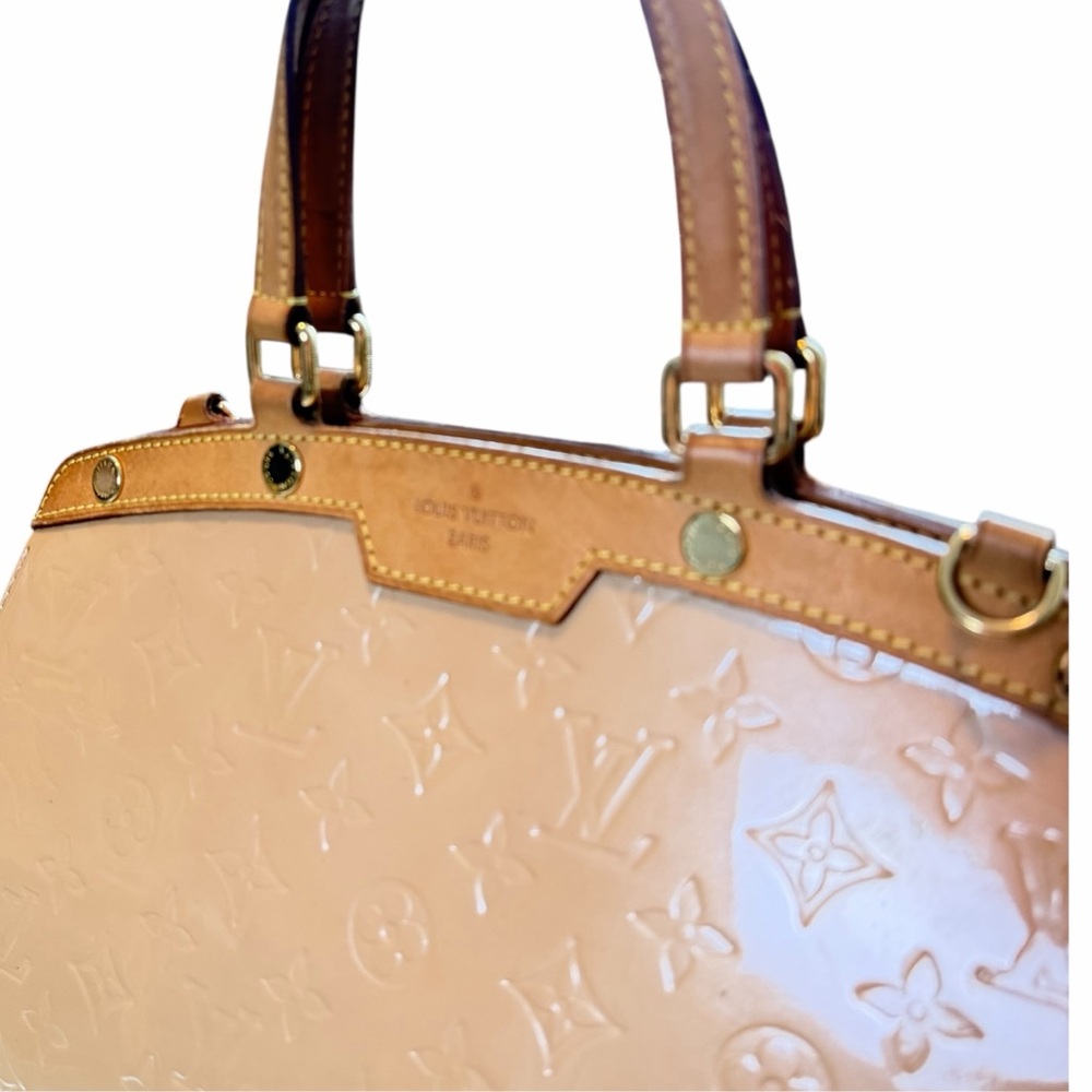 LOUIS VUITTON Monogram Vernis Brea MM Satchel Dune Vernis - Picture 5 of 15